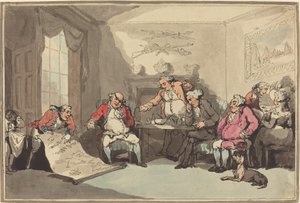 Et militsmøte av Thomas Rowlandson