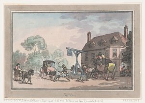 A Posting Inn, 1787., 1787. av Thomas Rowlandson