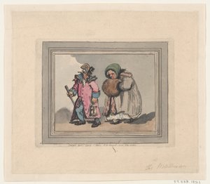 En retur fra et besøk, 3. april 1798., 3. april 1798. av Thomas Rowlandson