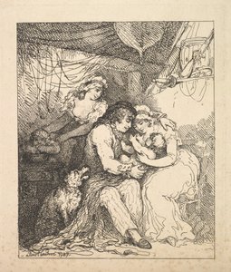 En sjømannsfamilie, 1787. av Thomas Rowlandson