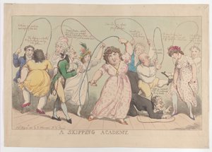 A Skipping Academy, 20. mai 1800., 20. mai 1800. av Thomas Rowlandson