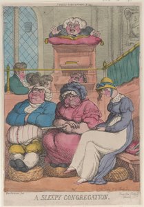 A Sleepy Congregation, 12. februar 1811., 12. februar 1811. av Thomas Rowlandson