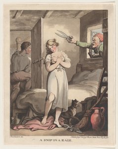 A Snip in a Rage, 1. juli 1802., 1. juli 1802. av Thomas Rowlandson