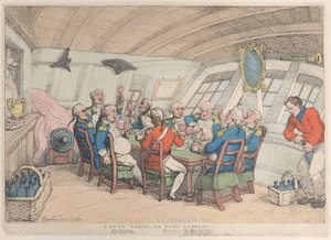 A Snug Cabin, eller Port Admiral, 21. juni 1808., 21. juni 1808. av Thomas Rowlandson