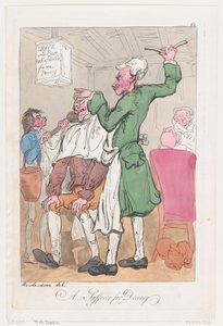 A Sufferer for Decency , 20. juni 1789., 20. juni 1789. av Thomas Rowlandson