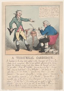 En teaterkandidat, 1797., 1797. av Thomas Rowlandson
