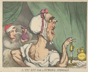 En meis for en sterk mage, 20. juni 1809., 20. juni 1809. av Thomas Rowlandson