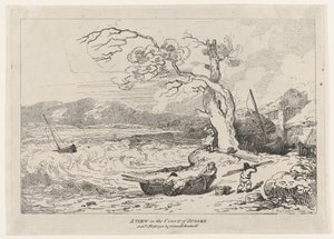 A View on the Coast of Sussex, 1. oktober 1785., 1. oktober 1785. av Thomas Rowlandson