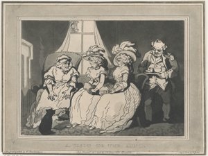 Et besøk hos tanten, 20. desember 1794., 20. desember 1794. av Thomas Rowlandson