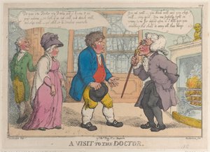 Et besøk hos legen, 1809-12., 1809-12. av Thomas Rowlandson