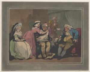 Et besøk hos onkelen, 20. desember 1794., 20. desember 1794 av Thomas Rowlandson