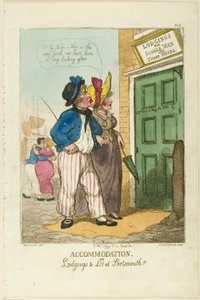 Overnatting eller losji å leie Portsmouth av Thomas Rowlandson
