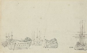 Albumtegning av Thomas Rowlandson