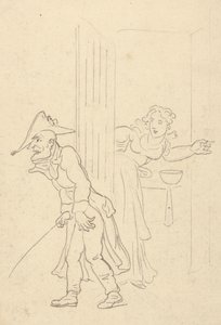 Tegning til albumet av Thomas Rowlandson