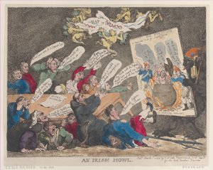 An Irish Howl, 1. mars 1799., 1. mars 1799. av Thomas Rowlandson