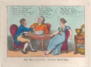 En gammel fangst, nylig gjenopplivet, 18. juli 1809., 18. juli 1809. av Thomas Rowlandson