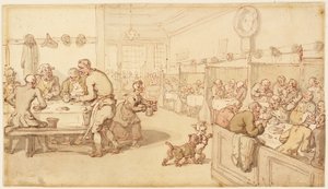 På et gammelt engelsk spisehus av Thomas Rowlandson