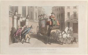 Oppmøte på en adelsmann, fra The Vicar of Wakefield, 1. mai 1817., 1. mai 1817. av Thomas Rowlandson