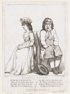 Bashful Lovers, 15. mars 1798., 15. mars 1798. av Thomas Rowlandson