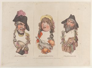 Battleorum, Billingsgatina, Trafficorum, 15. august 1800., 15. august 1800. av Thomas Rowlandson