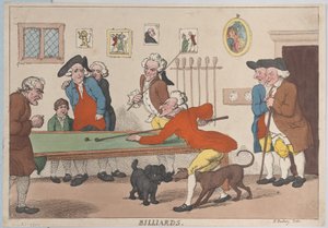 Biljard, 1. mars 1803., 1. mars 1803. av Thomas Rowlandson