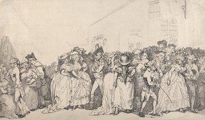 Sitteplasser i lobbyen av Thomas Rowlandson