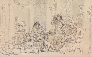 Frokost før jakten av Thomas Rowlandson