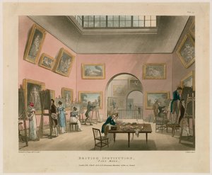 Britisk institusjon, Pall Mall av Thomas Rowlandson