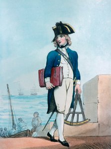 Kandidat for marinesoldatene, 1799 av Thomas Rowlandson