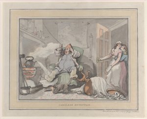 Forsiktig oppmerksomhet, 1. februar 1789., 1. februar 1789. av Thomas Rowlandson