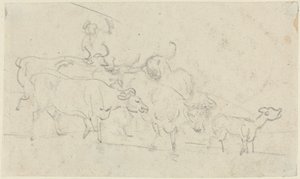 Storfe av Thomas Rowlandson
