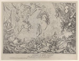 Chaos is Come Again!, 4. februar 1791., 4. februar 1791. av Thomas Rowlandson