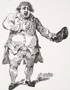 Charles James Fox som Demosthenes, illustrasjon fra 