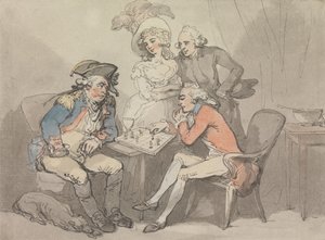 Sjakkmatt av Thomas Rowlandson