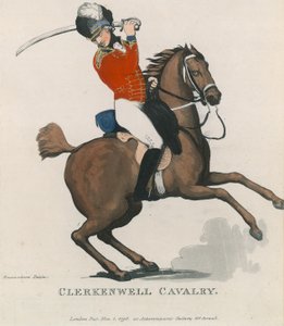 Clerkenwell kavaleri av Thomas Rowlandson