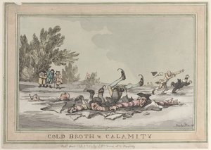 Cold Broth & Calamity, 26. januar 1792., 26. januar 1792. av Thomas Rowlandson