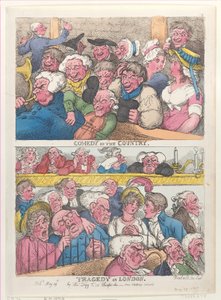 Komedie på landet, Tragedie i London, 29. mai 1807., 29. mai 1807. av Thomas Rowlandson
