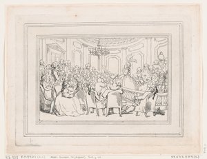 Comforts of Bath, Plate 2, 6. januar 1798., 6. januar 1798. av Thomas Rowlandson