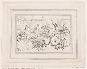 «Comforts of Bath», plate 4 av Thomas Rowlandson