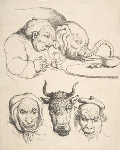 Sammenlignende anatomi, 1800-25., 1800-25. av Thomas Rowlandson