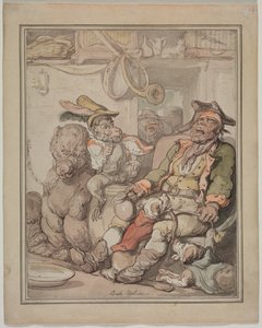 Sammenlignende anatomistudie, ca. 1810-1820. av Thomas Rowlandson