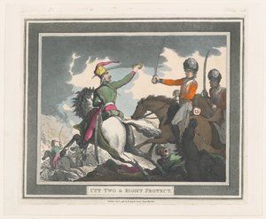 Cut Two & Right Protect, 1. september 1798., 1. september 1798. av Thomas Rowlandson