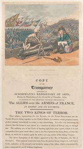 Death and Bonaparte, The Two Kings of Terror, 1. januar 1814., 1. januar 1814. av Thomas Rowlandson