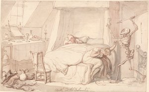 Døden og utskjellingen av Thomas Rowlandson