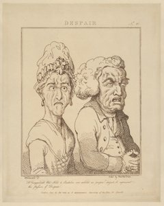 Fortvilelse, 21. februar 1800., 21. februar 1800. av Thomas Rowlandson