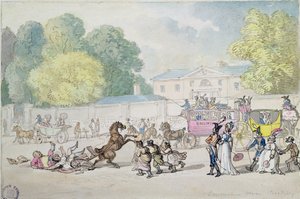 Devonshire House, Piccadilly av Thomas Rowlandson