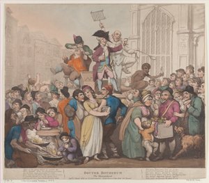 Doktor Botherum, The Montebank, 6. mars 1800., 6. mars 1800. av Thomas Rowlandson