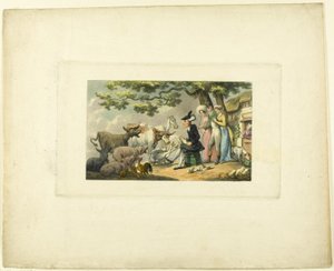 Doctor Syntax Drawing After Nature, fra The Tour of Doctor Syntax av Thomas Rowlandson