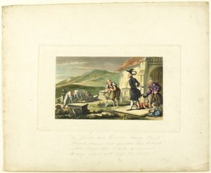 Doctor Syntax Meditating on the Tomb Stones, fra The Tour of Doctor Syntax av Thomas Rowlandson