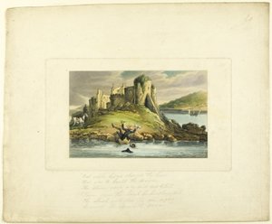 Doctor Syntax Tumbling in the Water, fra The Tour of Doctor Syntax av Thomas Rowlandson